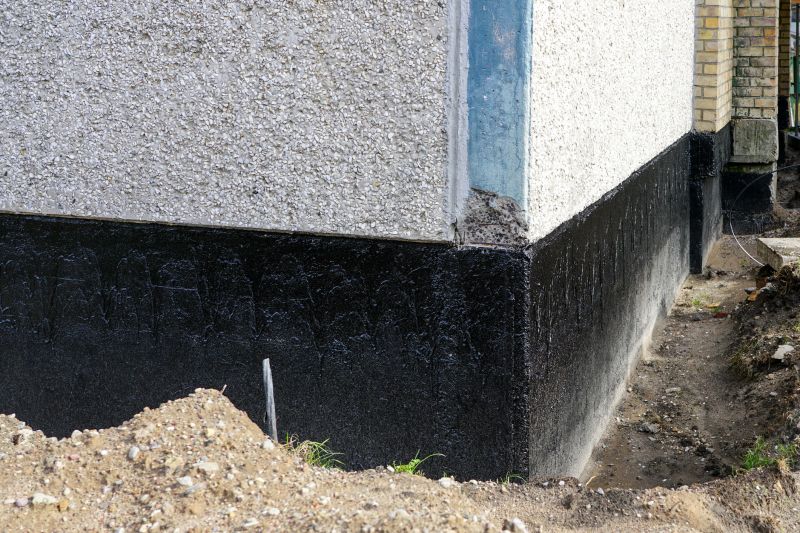 Waterproofed Exterior Wall